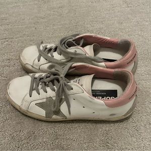 Golden Goose White and Light Pink 36